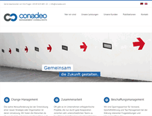 Tablet Screenshot of conadeo.com
